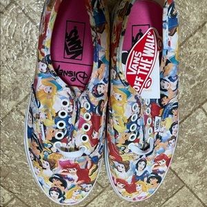 Disney Princess Vans 8.5 Women 7 Men.